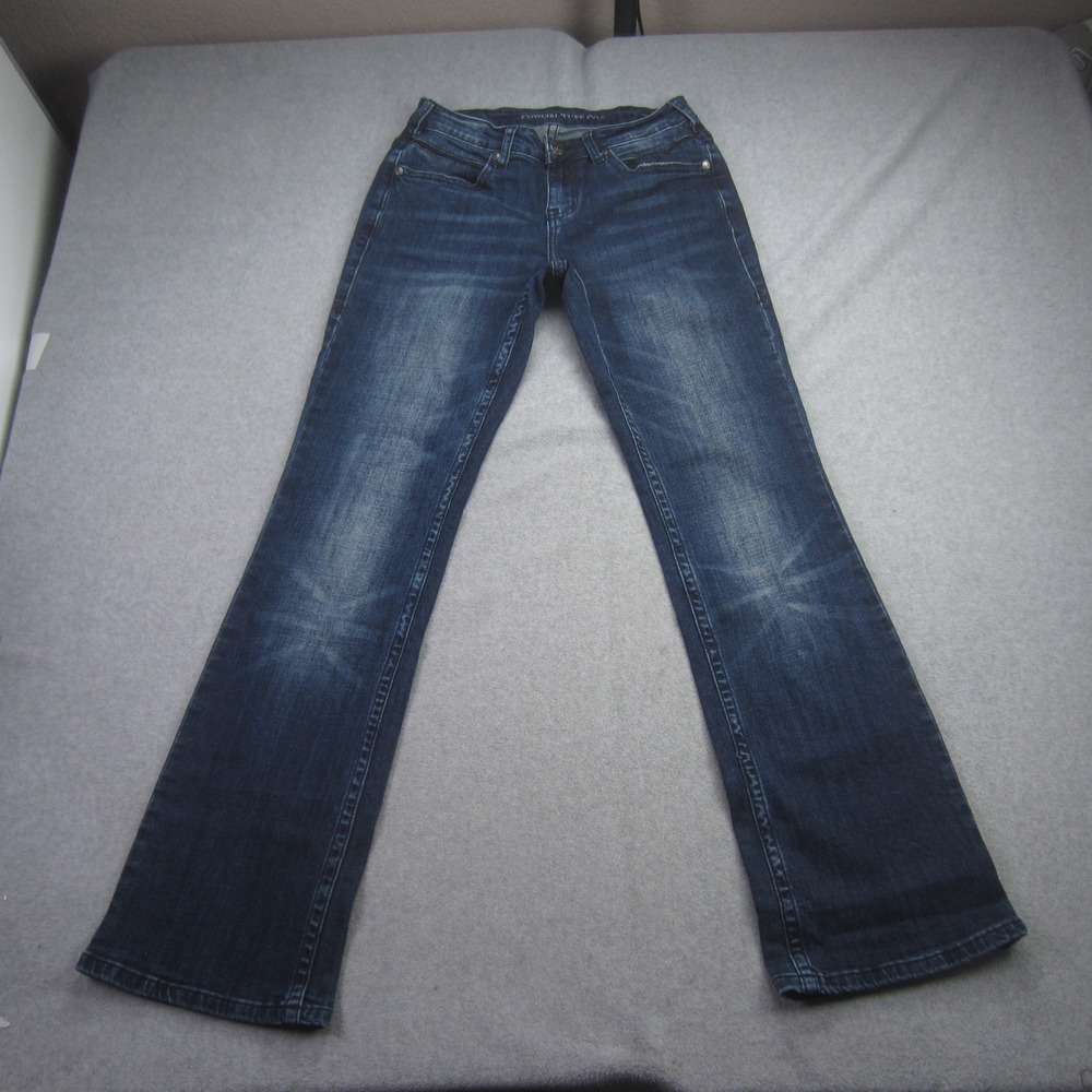 Cowgirl Tuff Co‎ Jeans Womens 25x31 Blue Bootcut Dark Wash Deep Sapphire Western